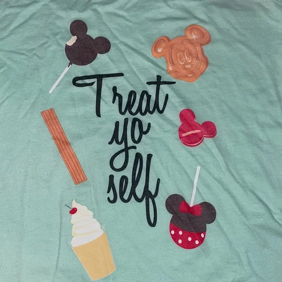 “Treat Yo Self” Disney themes racerback tank - Picture 2 of 4